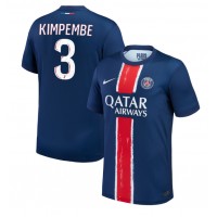 Paris Saint-Germain Presnel Kimpembe #3 Fotballklær Hjemmedrakt 2024-25 Kortermet